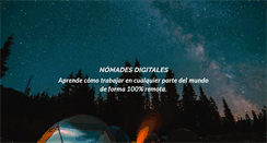 Desktop Screenshot of nomadesdigitales.com