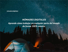 Tablet Screenshot of nomadesdigitales.com